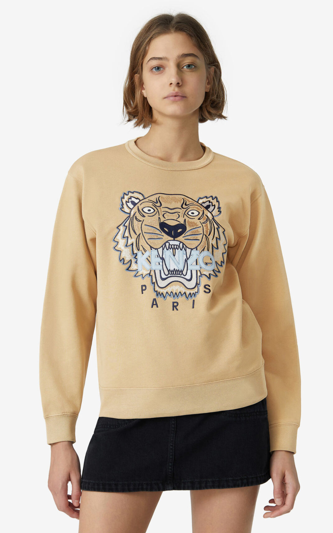 Sweat Kenzo Femme Tiger Beige OHJUW-1724